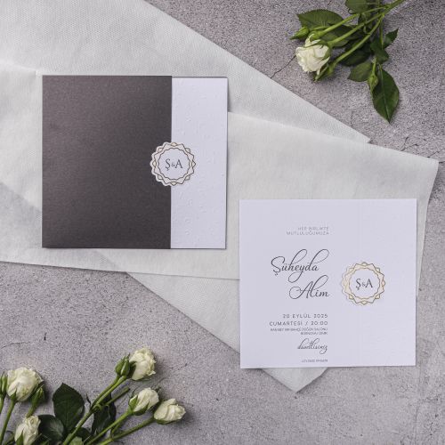 STY-10306 GOLD STAYLISH DAVETİYELER