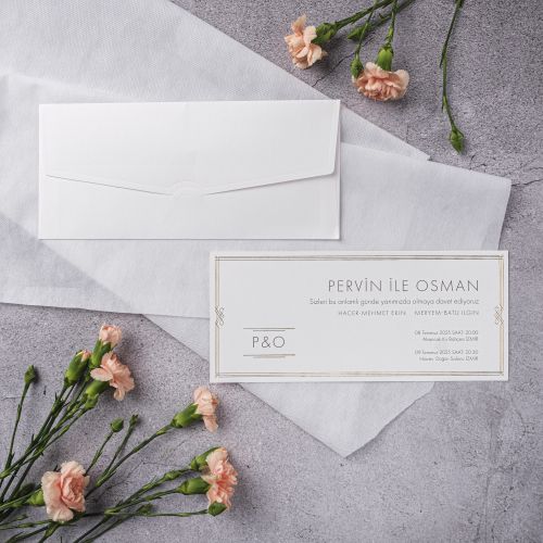 STY-10340 GOLD STAYLISH DAVETİYELER