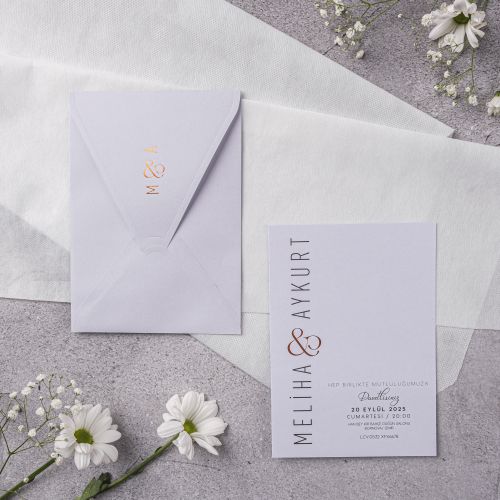 STY-10363 GOLD STAYLISH DAVETİYELER