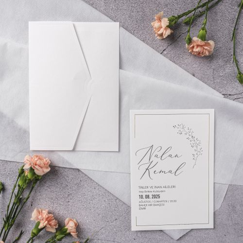 STY-10365 GOLD STAYLISH DAVETİYELER